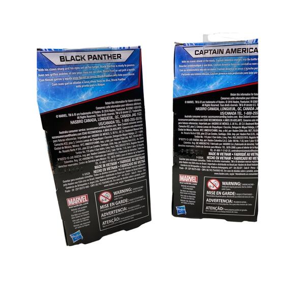 Marvel Lot Of 4 Action Figures 6” Captain America, Hulk, Ironman, Black Panther - Picture 5 of 8